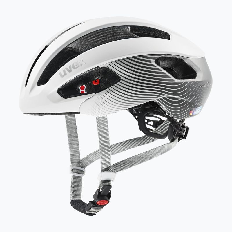 Women's bicycle helmet UVEX Rise CC WE white/grey 41/0/034/03/15 6