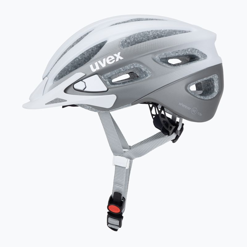Bicycle helmet UVEX True CC WE white/grey matt 3