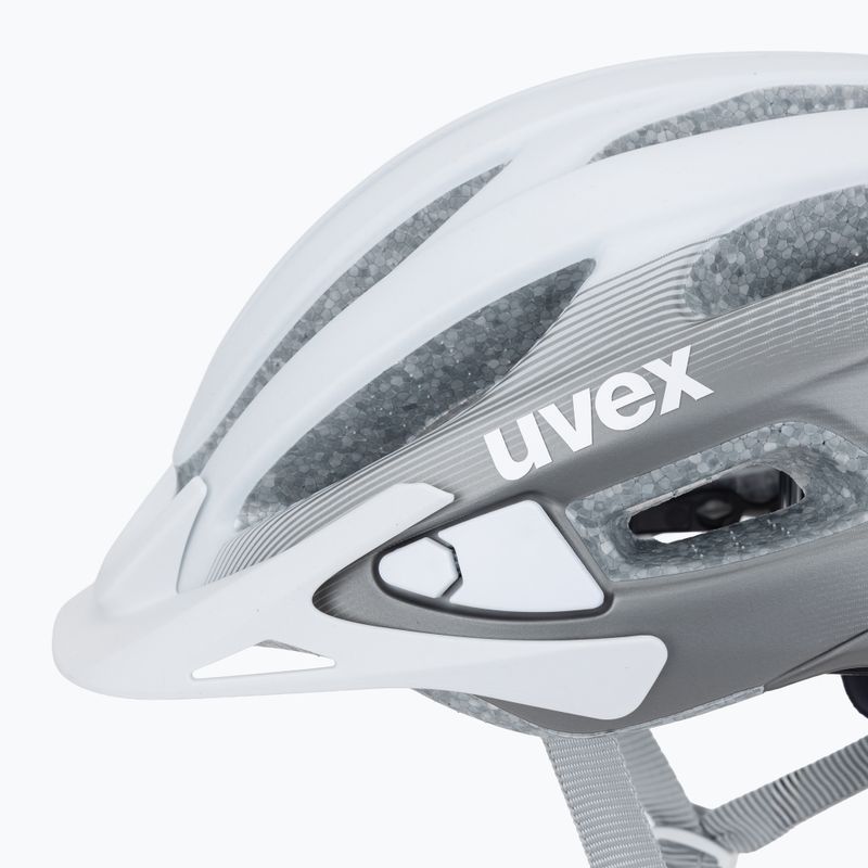 Bicycle helmet UVEX True CC WE white/grey matt 7