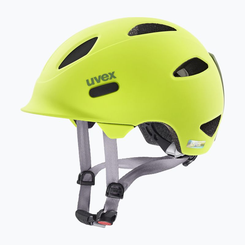 UVEX children's bike helmet Oyo neon yellow/moss green matt 6