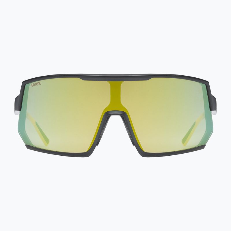 UVEX Sportstyle 235 sunbee black mat/mirror yellow cycling glasses 53/3/003/2616 2