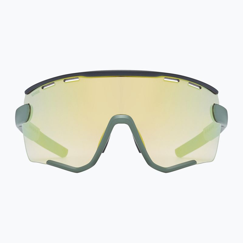 UVEX Sportstyle 236 Set moss green black mat/mirror yellow cycling glasses 53/3/004/7216 8