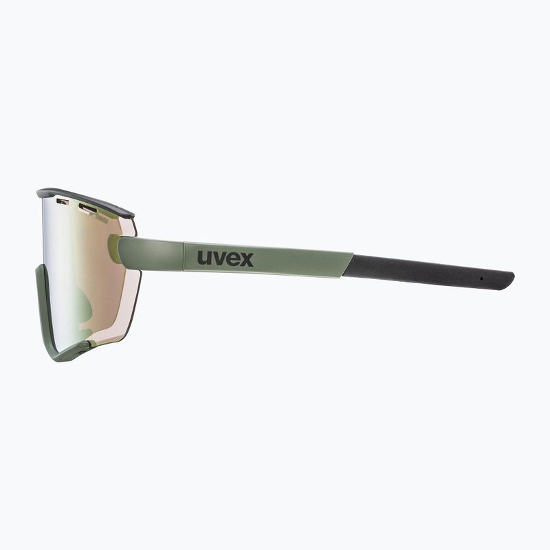 UVEX Sportstyle 236 Set moss green black mat/mirror yellow cycling glasses 53/3/004/7216 9