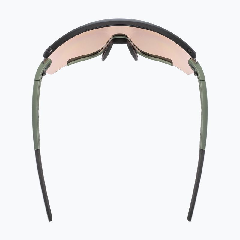 UVEX Sportstyle 236 Set moss green black mat/mirror yellow cycling glasses 53/3/004/7216 10