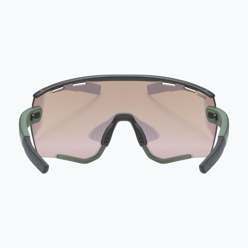 UVEX Sportstyle 236 Set moss green black mat/mirror yellow cycling glasses 53/3/004/7216 11