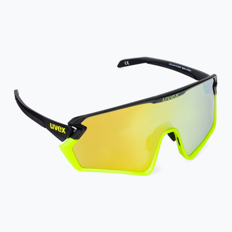 UVEX Sportstyle 231 2.0 black yellow mat/mirror yellow cycling goggles 53/3/026/2616