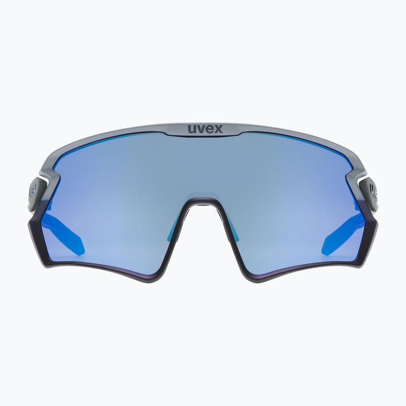 UVEX Sportstyle 231 2.0 rhino deep space mat/mirror blue cycling goggles 53/3/026/5416 6