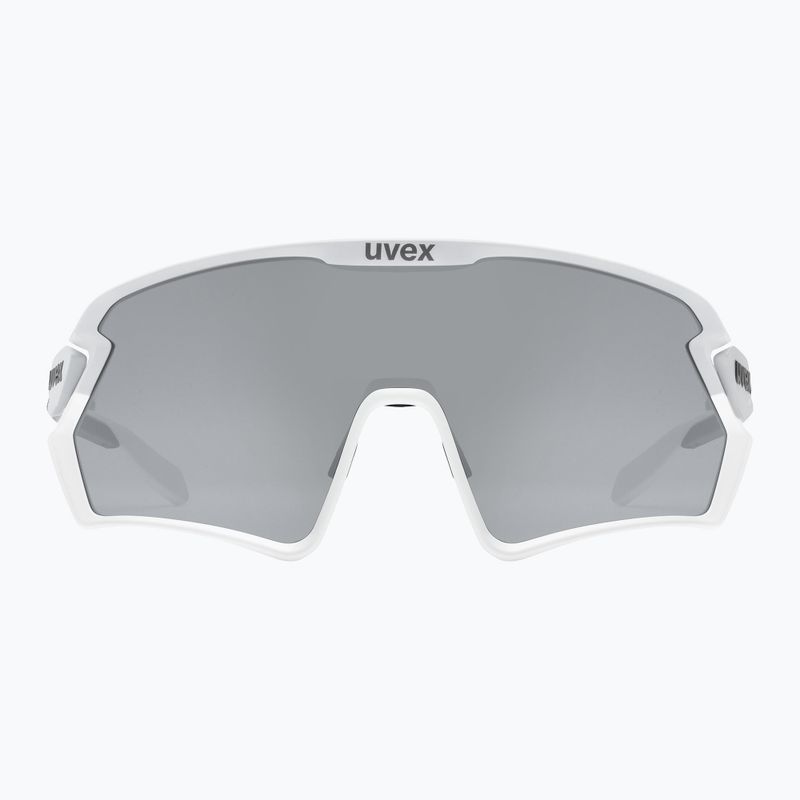 UVEX Sportstyle 231 2.0 cloud white mat/mirror silver cycling glasses 53/3/026/8116 6