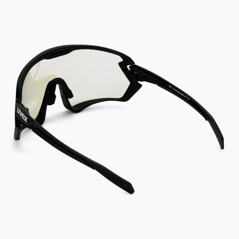 UVEX Sportstyle 231 2.0 V cycling goggles black mat/litemirror blue 53/3/028/2204 2