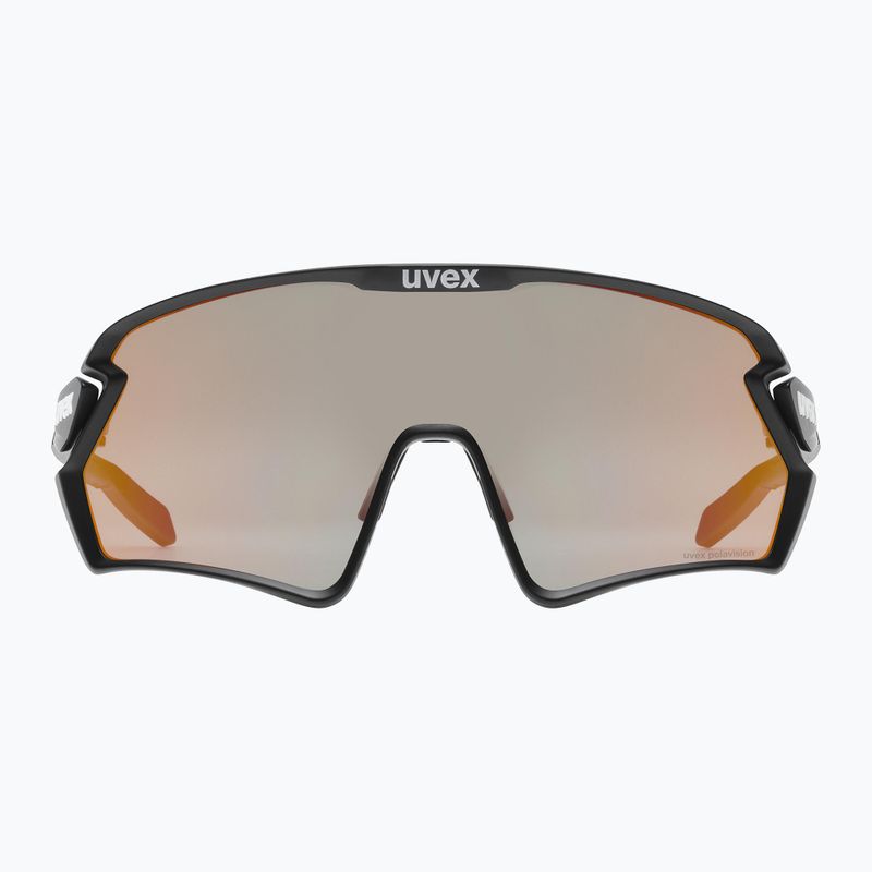 UVEX Sportstyle 231 2.0 P black mat/mirror red cycling goggles 53/3/029/2230 6