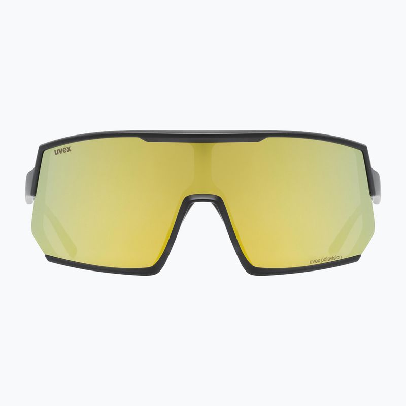 Bicycle goggles UVEX Sportstyle 235 P black mat/mirror yellow 53/3/032/2230 6