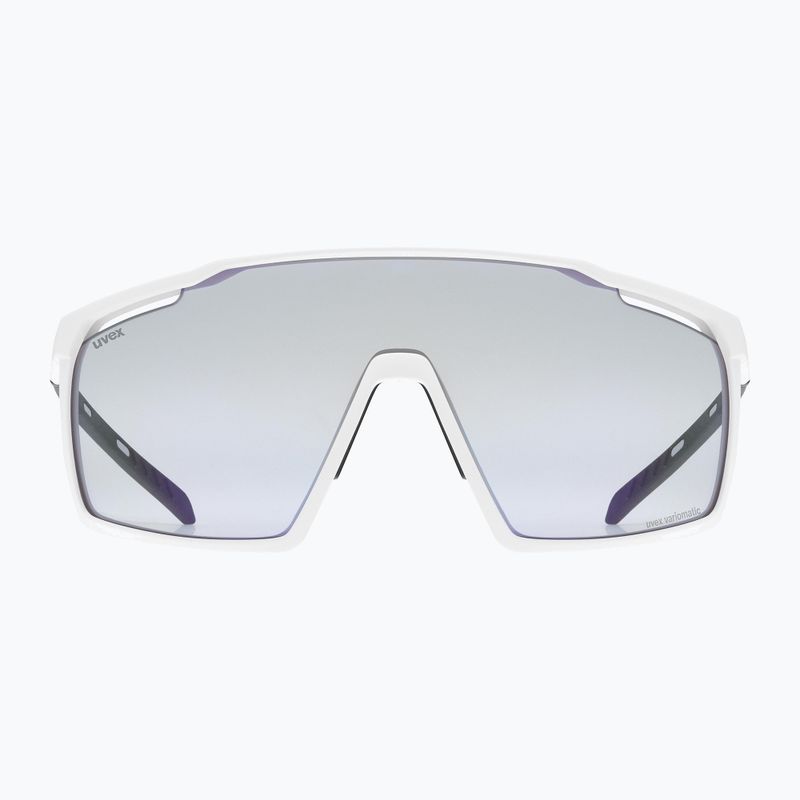 UVEX Mtn Perform V white mat/litemirror blue sunglasses 53/3/038/8803 2