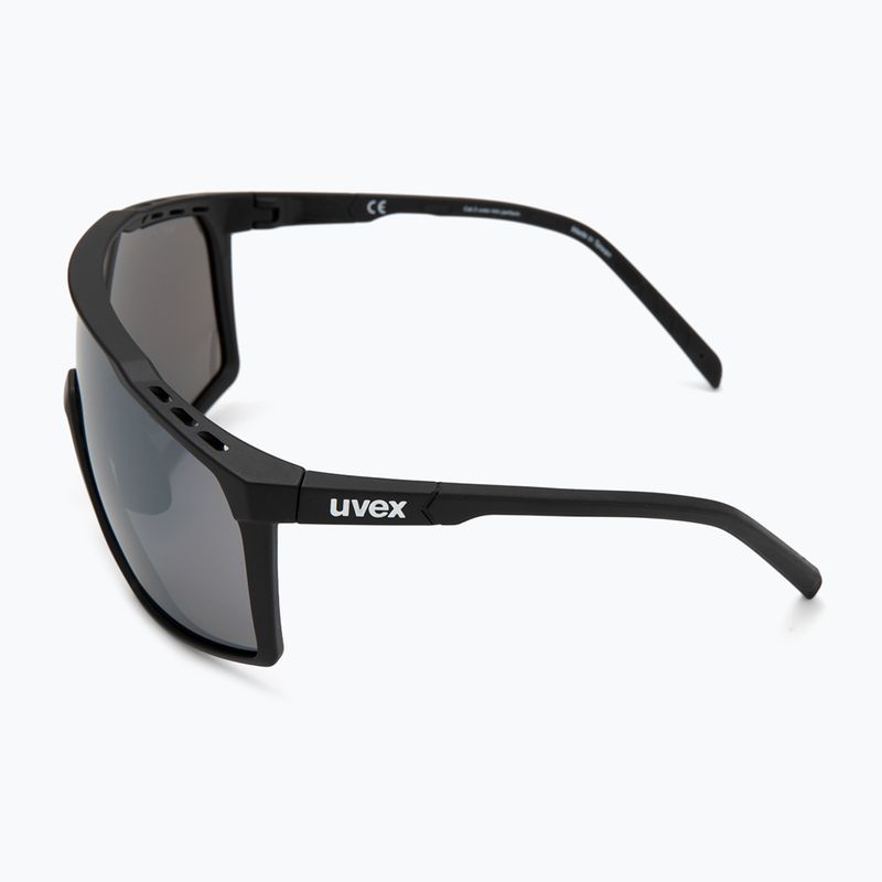 UVEX Mtn Perform black matt/mirror silver sunglasses 4