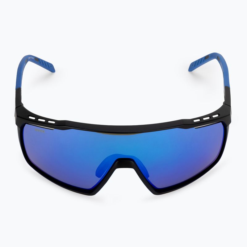 UVEX Mtn Perform black blue mat/mirror blue sunglasses 53/3/039/2416 3