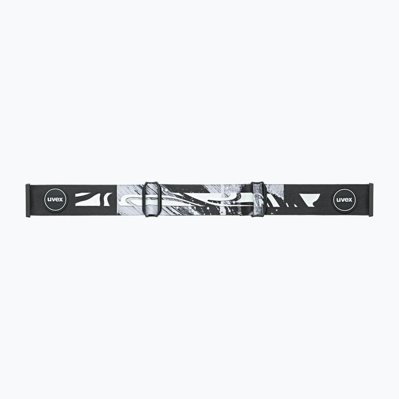 UVEX Evidnt Attract CV S2 ski goggles white matt/mirror silver/contr yellow/clear 4