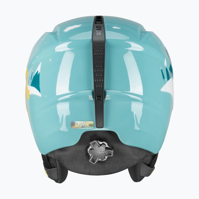 Children's ski helmet UVEX Viti Jr turquoise rabbit 3