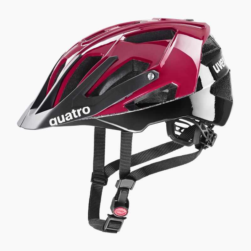 Bike helmet UVEX Quatro ruby red/black 6