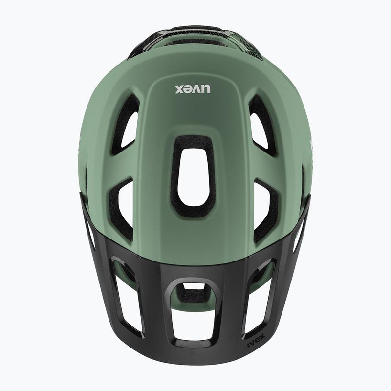 UVEX React MIPS bike helmet moss green/black matt 8