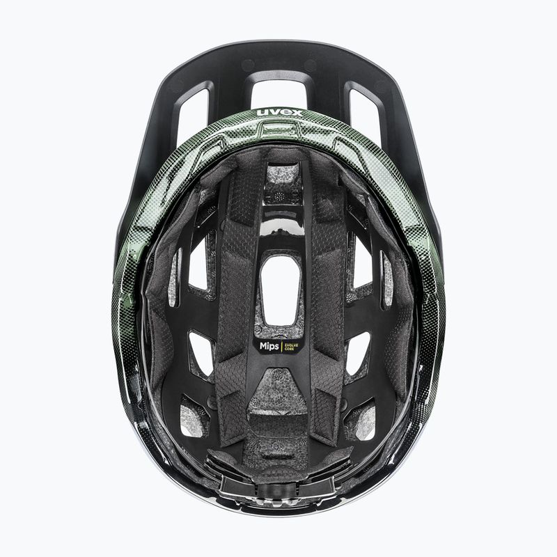 UVEX React MIPS bike helmet moss green/black matt 10