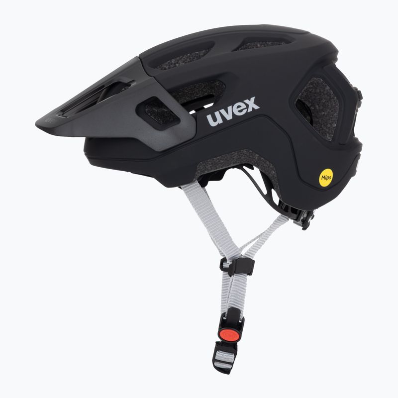 Children's bike helmet UVEX React MIPS Jr black matte 3