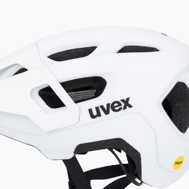Children's bike helmet UVEX React MIPS Jr white matt 7