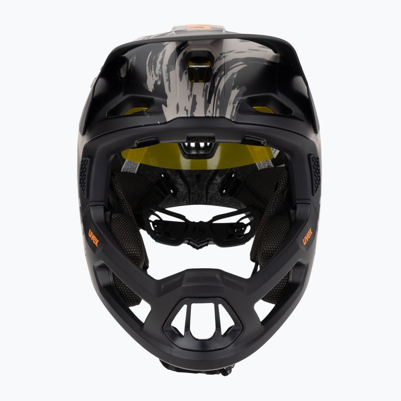 UVEX Revolt MIPS bicycle helmet oak brown/orange matt 2