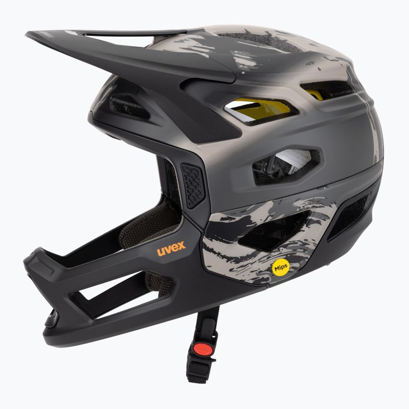 UVEX Revolt MIPS bicycle helmet oak brown/orange matt 3