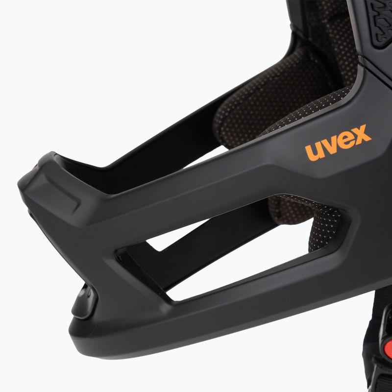 UVEX Revolt MIPS bicycle helmet oak brown/orange matt 4
