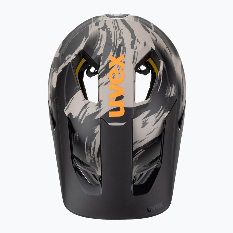 UVEX Revolt MIPS bicycle helmet oak brown/orange matt 7