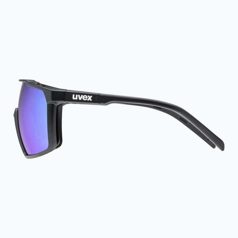 UVEX Mtn Perform S black matt/mirror blue sunglasses 4