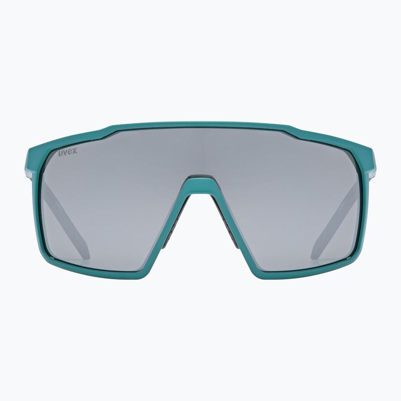 UVEX Mtn Perform S teal matt/mirror silver sunglasses 2