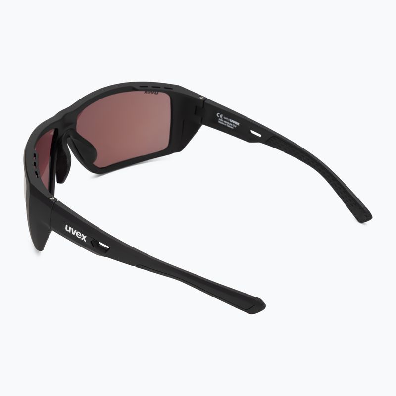 UVEX Mtn Venture CV black matt/mirror pink sunglasses 2