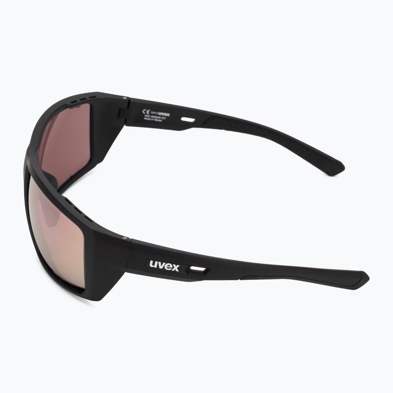 UVEX Mtn Venture CV black matt/mirror pink sunglasses 4