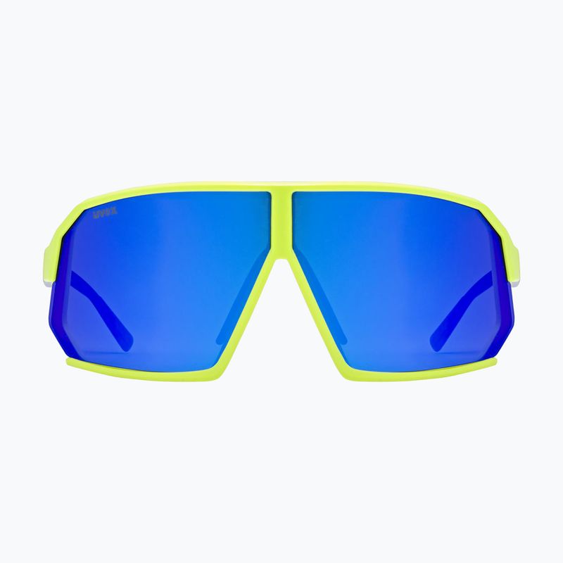 UVEX Sportstyle 237 yellow blue matt/mirror blue sunglasses 2