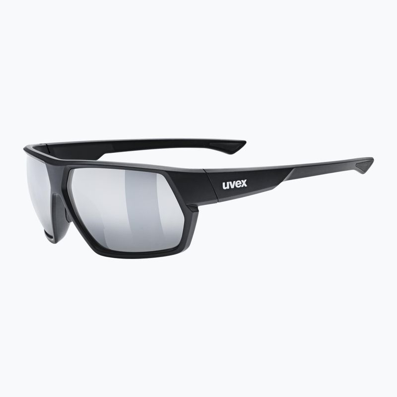 UVEX Sportstyle 238 black matt/mirror silver sunglasses