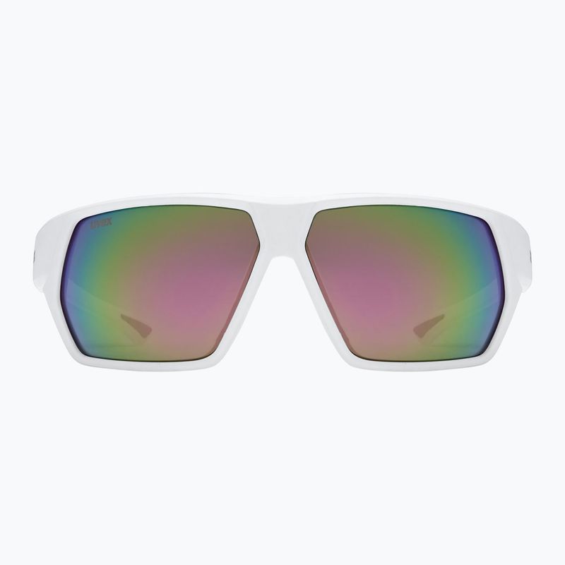 UVEX Sportstyle 238 white matt/mirror pink sunglasses 2