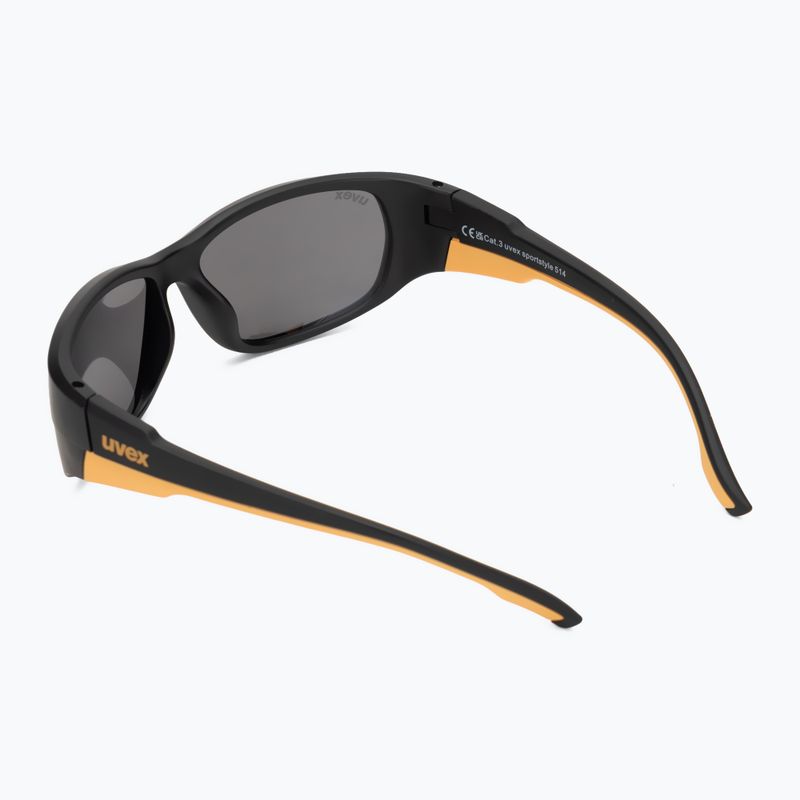 UVEX children's sunglasses Sportstyle 514 black matt/mirror silver 2