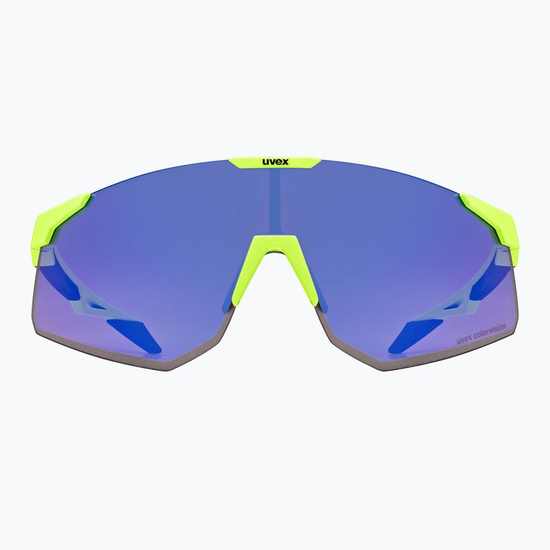 UVEX Pace Perform CV sunglasses yellow matt/mirror blue 2