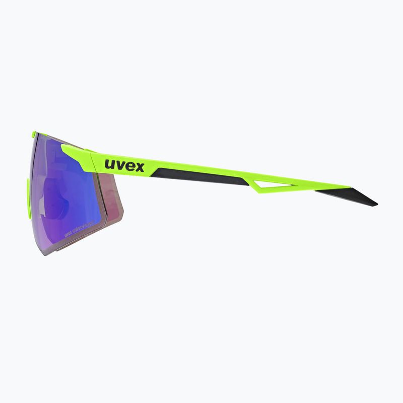UVEX Pace Perform CV sunglasses yellow matt/mirror blue 4