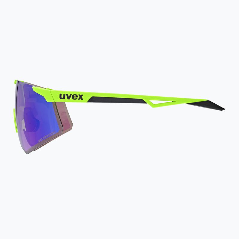 UVEX Pace Perform S CV sunglasses yellow matt/mirror blue 4