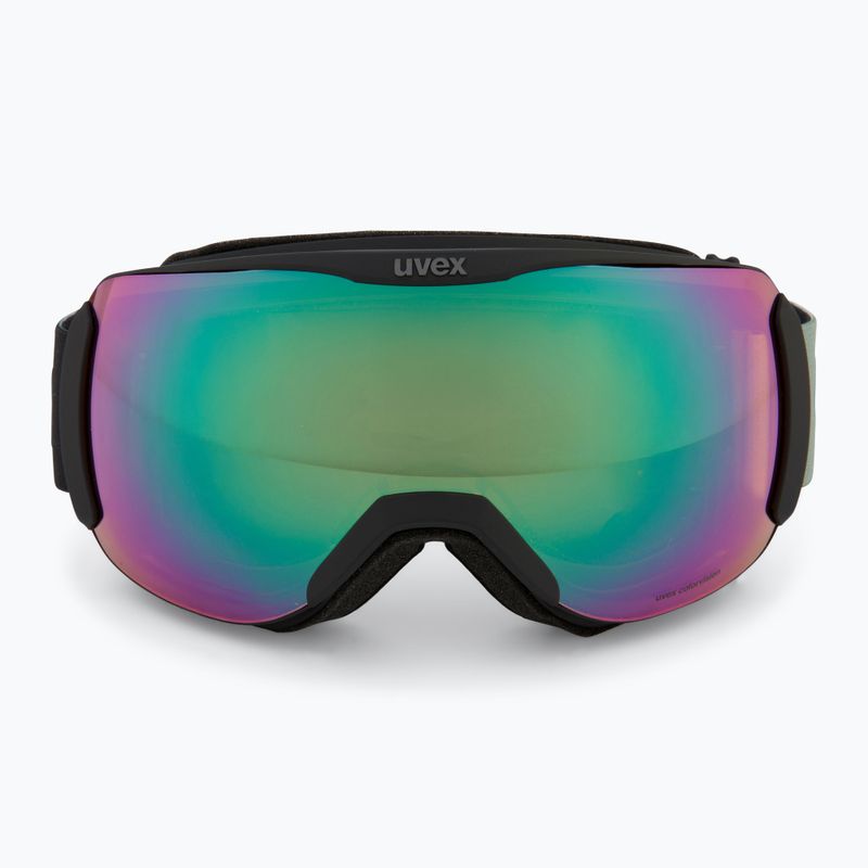 UVEX Downhill 2100 CV ski goggles black matt/mirror opal yellow 2