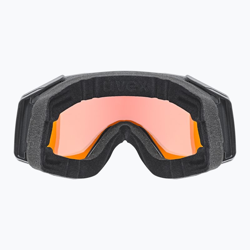 UVEX ski goggles Gravity FM black matt/mirror gold orange clear 3