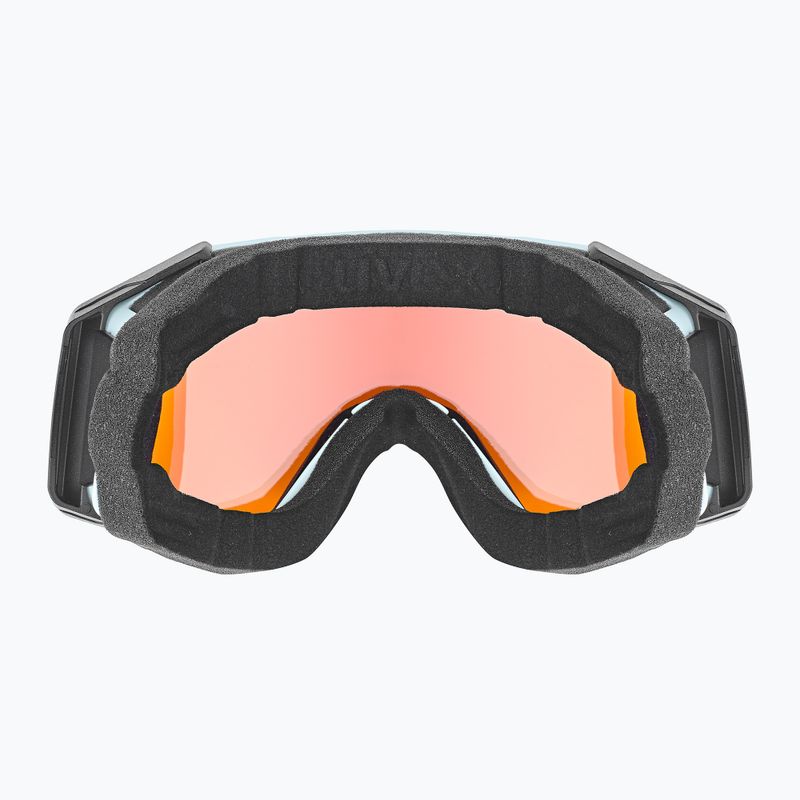 UVEX ski goggles Gravity FM acid green matt/mirror opal orange clear 3