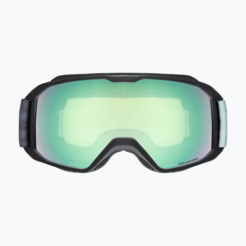 UVEX Xcitd CV ski goggles black matt/mirror opal yellow 2