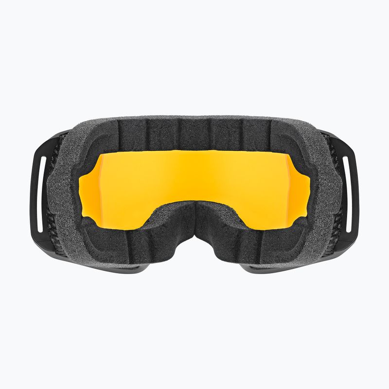 UVEX Xcitd CV ski goggles black matt/mirror opal yellow 3