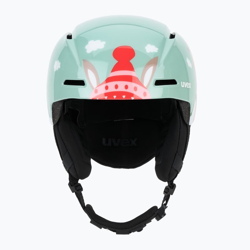 Children's ski helmet UVEX Viti Jr jade lama 2