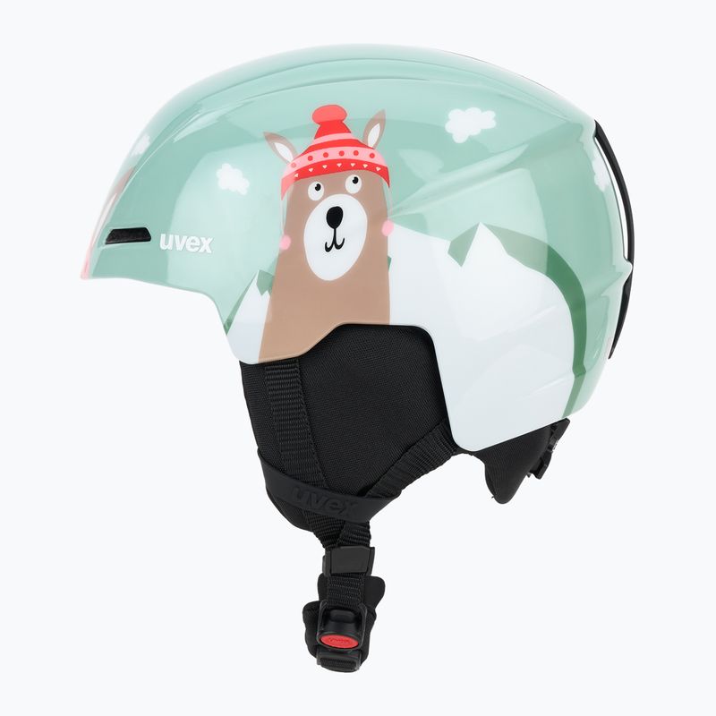 Children's ski helmet UVEX Viti Jr jade lama 3