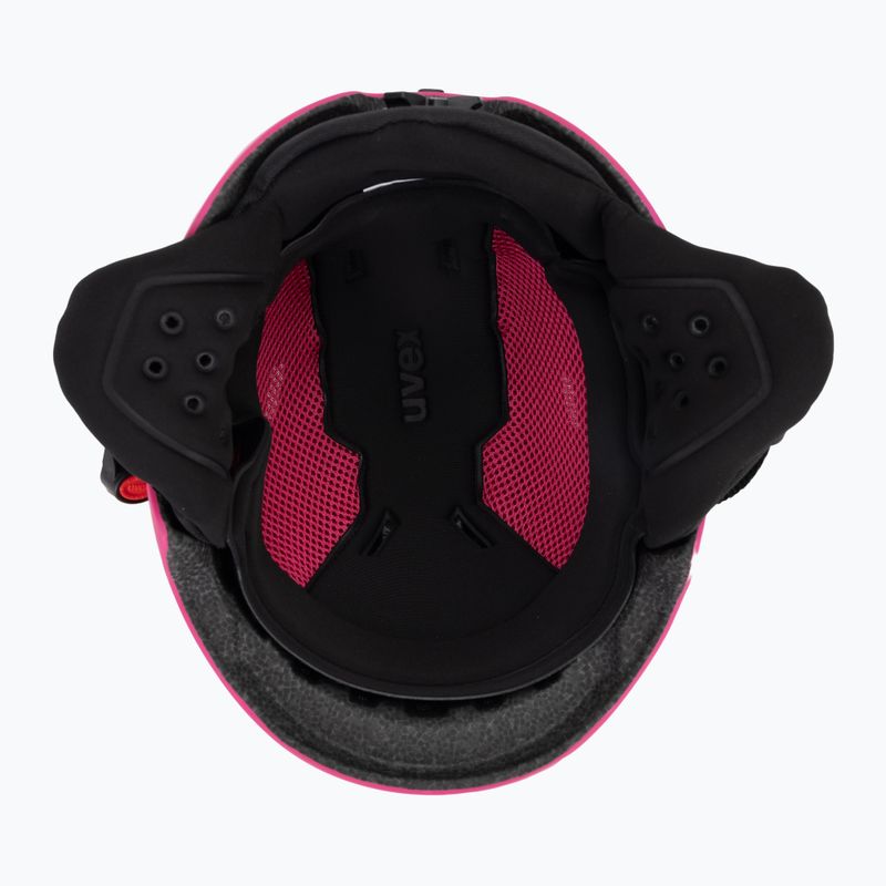 UVEX children's ski helmet Viti pink matt 5