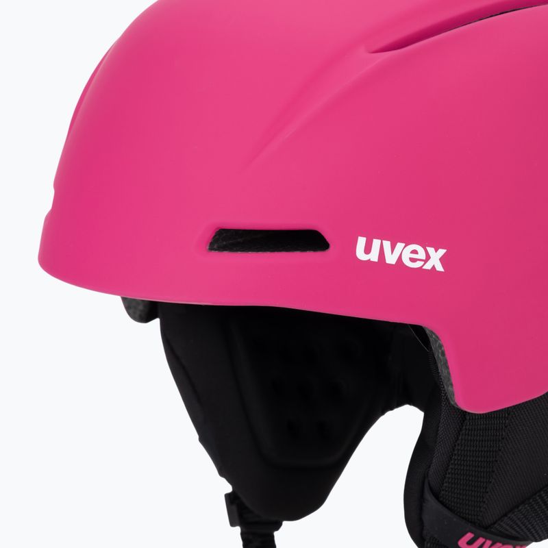 UVEX children's ski helmet Viti pink matt 7