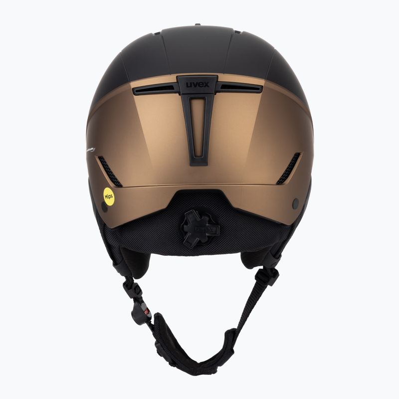 UVEX Stance MIPS ski helmet black/brown matt 4